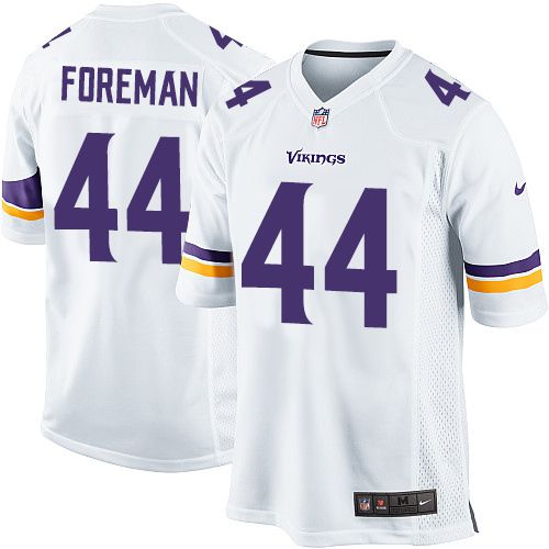 Men Minnesota Vikings #44 Chuck Foreman Nike White Game NFL Jersey